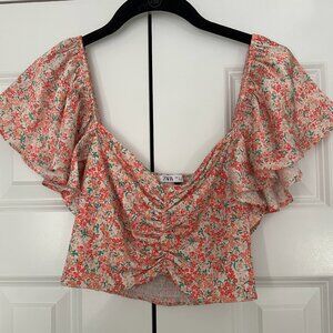 Multi Colored Floral Top